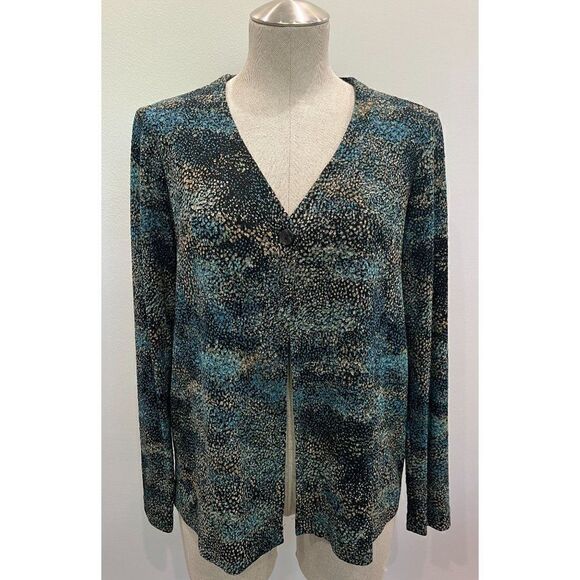 Laura Ashley Petite One Button Cardigan Size Petite M - Picture 1 of 3